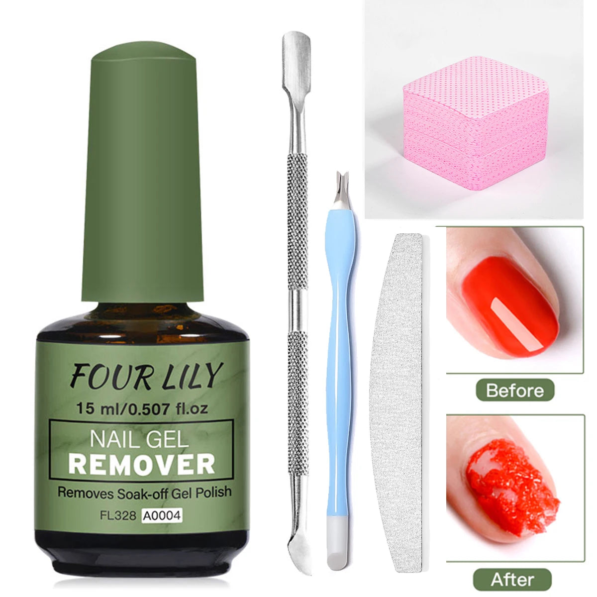15ml Magic Nail Gel Remover Just 3 Minutes Fast Soak-off Removers No Harm to Real Nails Glass Bottle Packing Nail Art Vernis