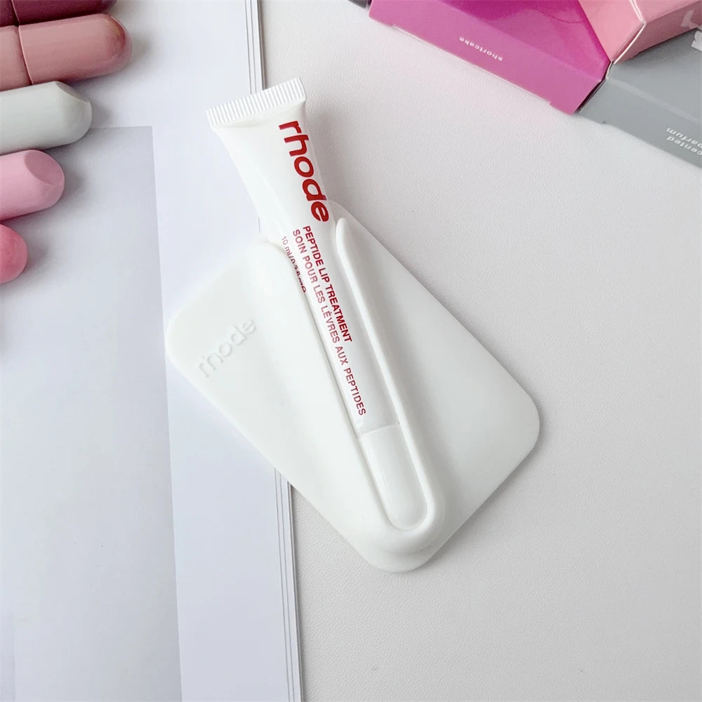Rhode New Style Lip Gloss Ribbon Color Magnetic Snap-on Lipstick Stand Holder Makeup Limited Edition Long Lasting Lip Glosses
