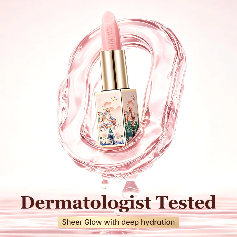 CATKIN Lipstick Colored Lip Balm Moisturizing Long Lasting Anti-Cracking  Repair Nourishing Hydrating  Lips Skin Care