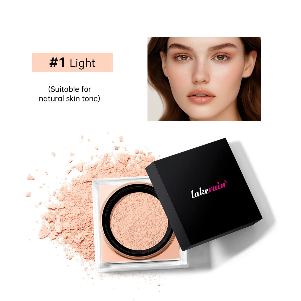 Loose Baking and Setting Powder Easy Bake Matte Finish Oil Control Blurring Effect Long Lasting Waterproof Cosmetics