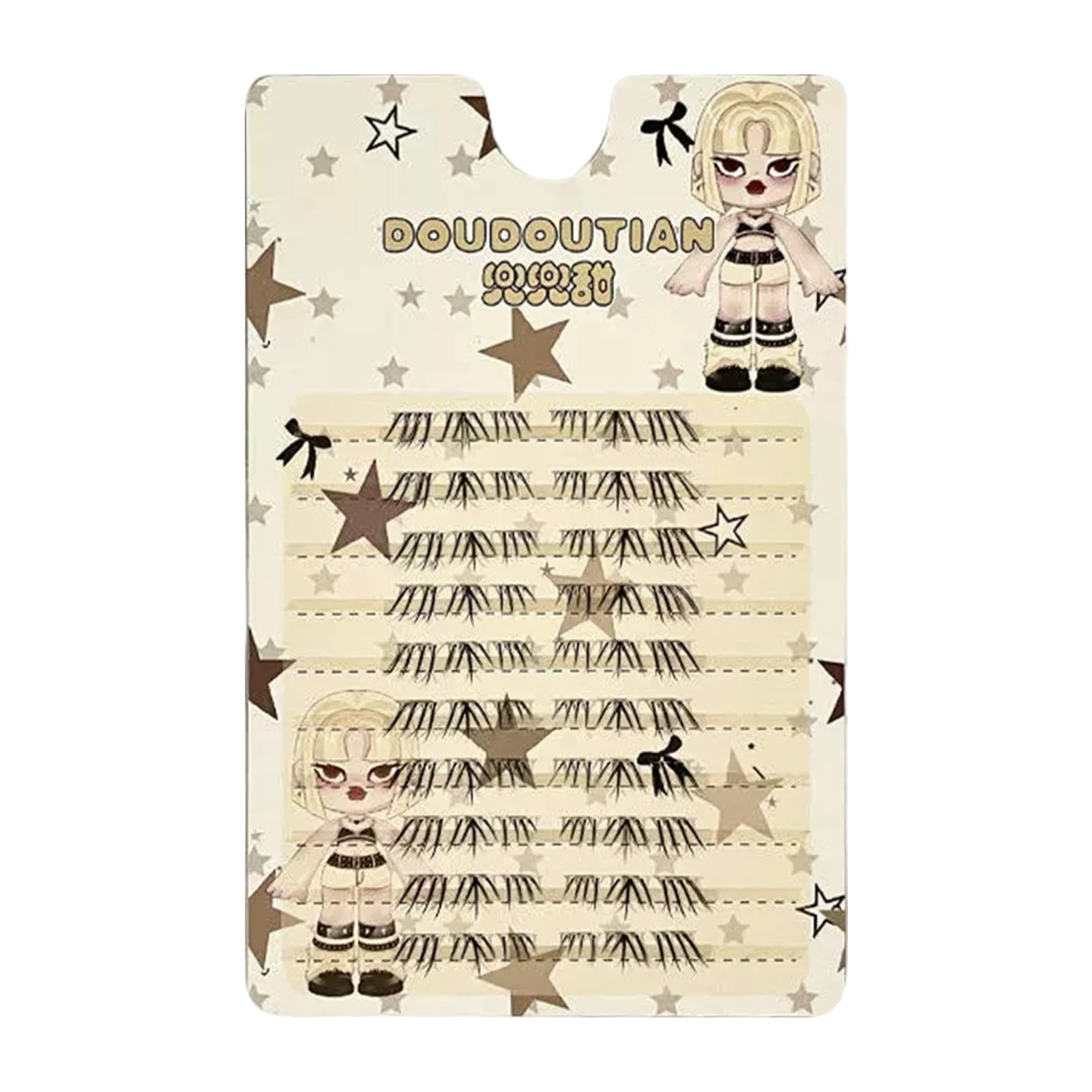 Natural Soft Lower False Eyelashes Transparent Band Cat Style Under Lashes Extensions for Wedding Party Work Cosplay Makeup