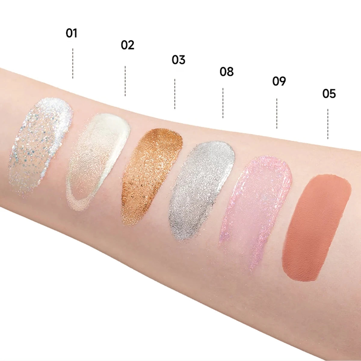 [ClearanceSale] UKISS  Emotion Dreamer Liquid Eyeshadow-6 Series,Shimmer Eyeshadow,Liquid Shimmer Texture,Luxury Makeup