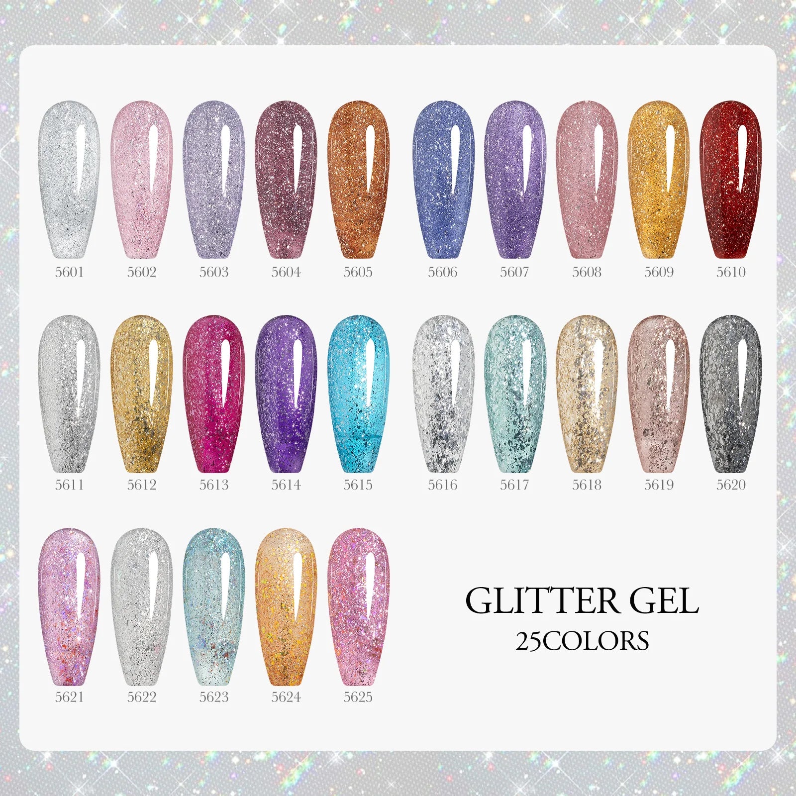 VENALISA 10ml Cat Eye Gel Nail Polish Ultra Sparkle Glitter Gel HEMA FREE TPO FREE Semi Permanent UV LED Soak Off Nail Manicure
