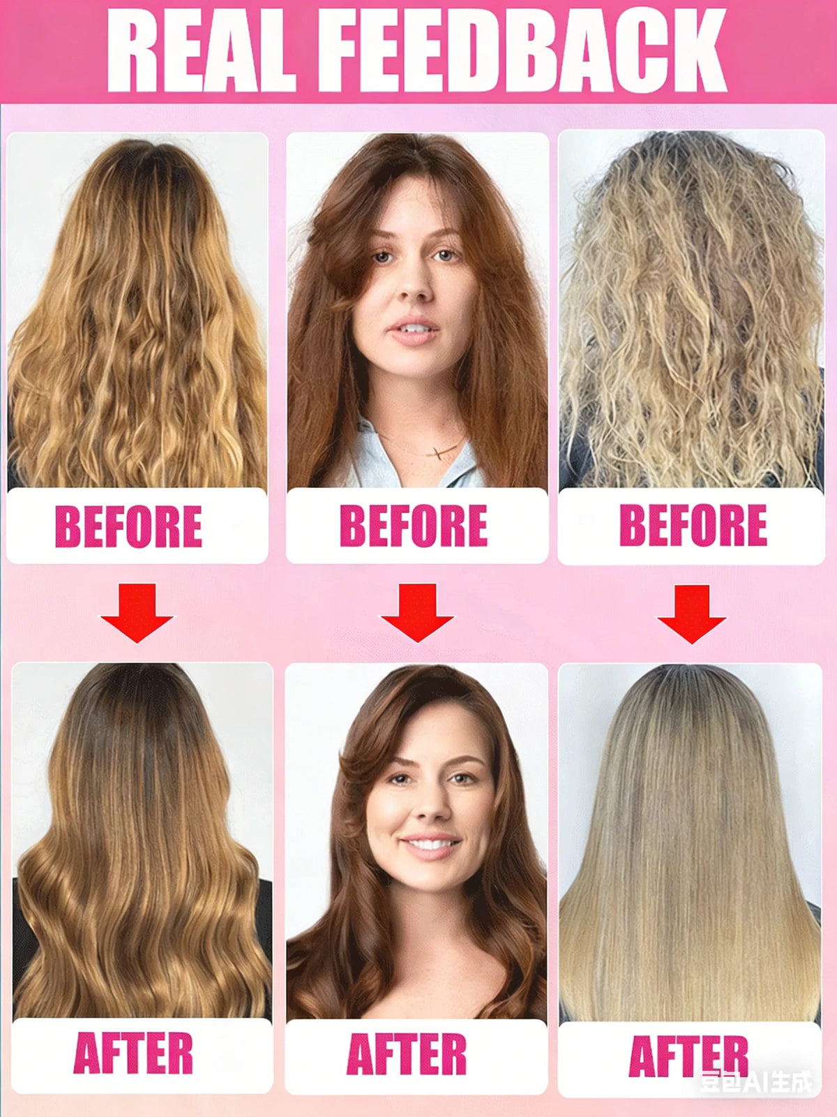 Original Molecular Hair Repair Treatment Deeply Repairs Dry,Damaged Frizzy Hair,4-Minute Fast Hydrating  Moisturizing Hair Care