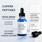 Copper Titanium Essence Hyaluronic Acid Serum For Sensitive Dry Moisturizing Brightening Soothing Face Skin Care Essence