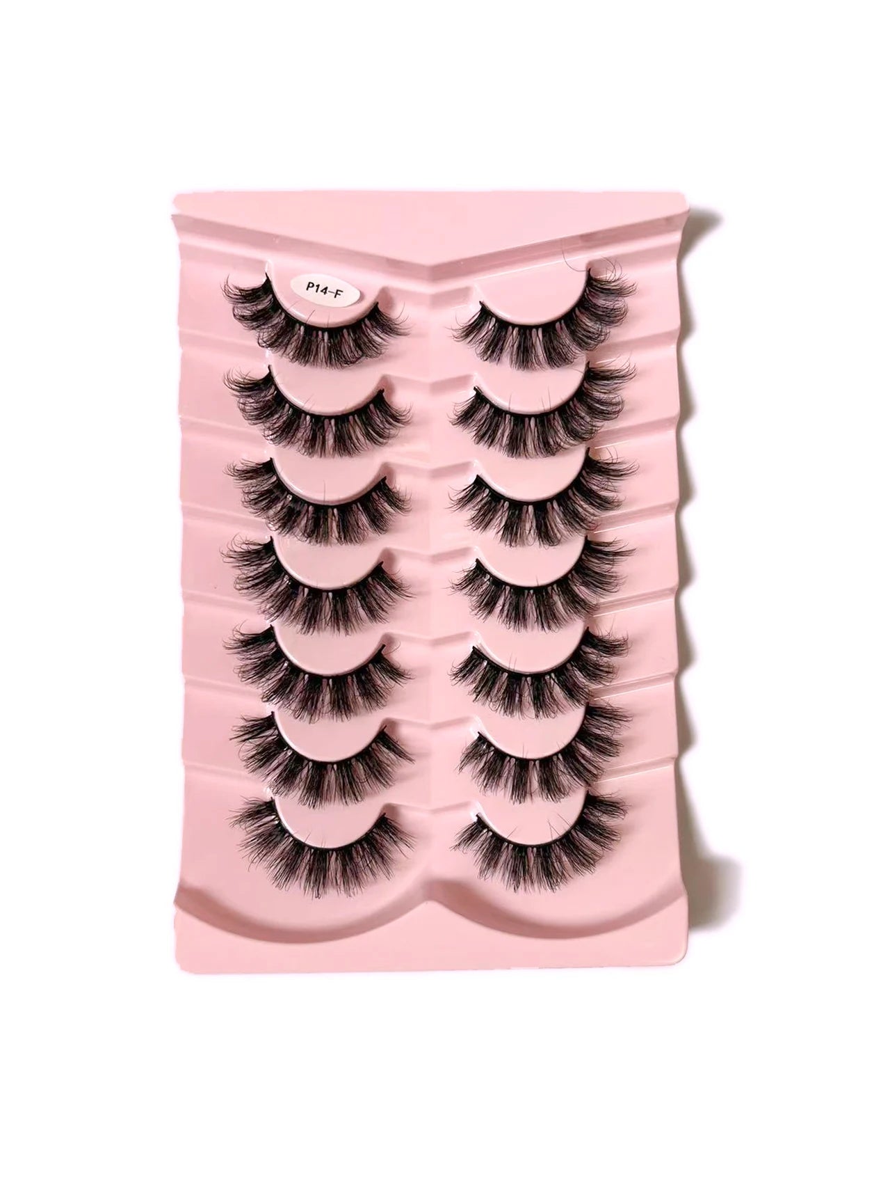 Dropshipping 7/10 Pairs Eyelashes Natural Long 3D Lashes Fluffy Volume  False Eyelashes Cruelty Free Wispy Lashes Makeup Cilios