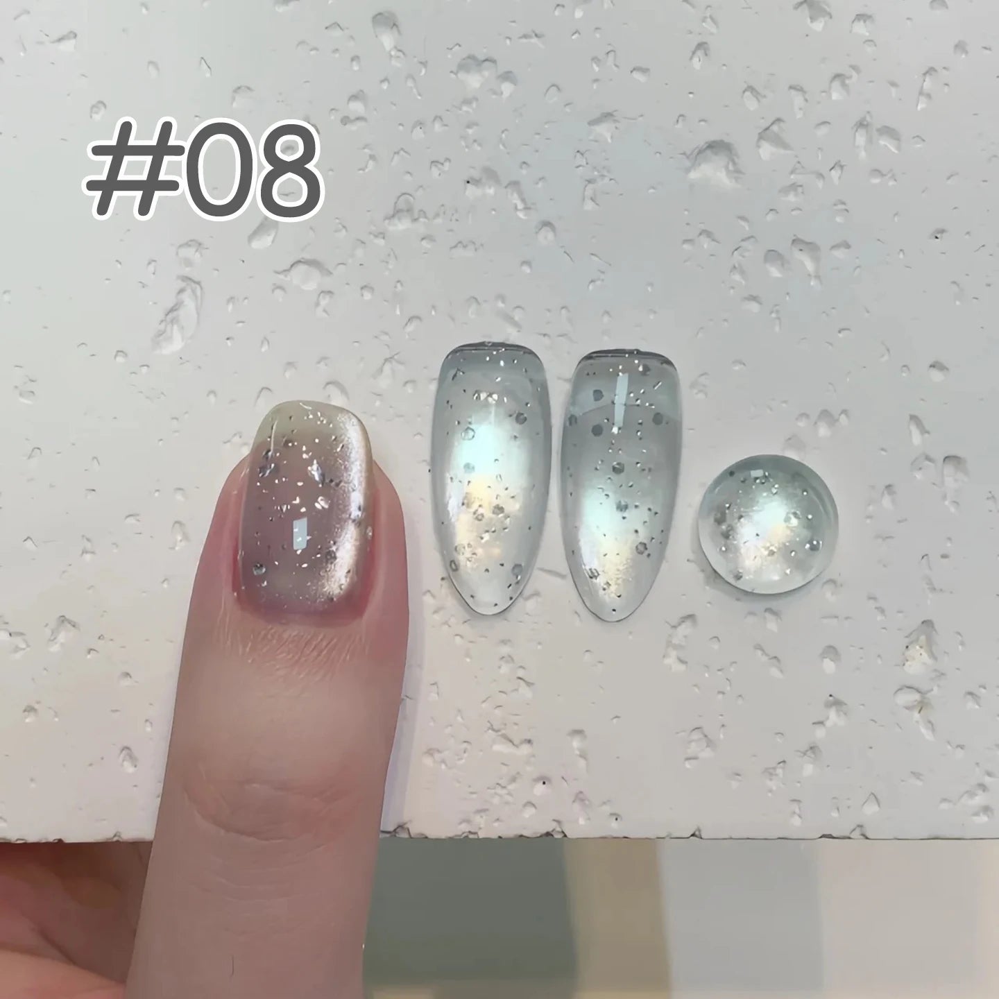 MIANEL 1-6pcs 12ML Summer Night Nail Supplies Shadow Star Sea Series Cat Eye Gel Nail Polish Nail Art Green Nails Blue Nails