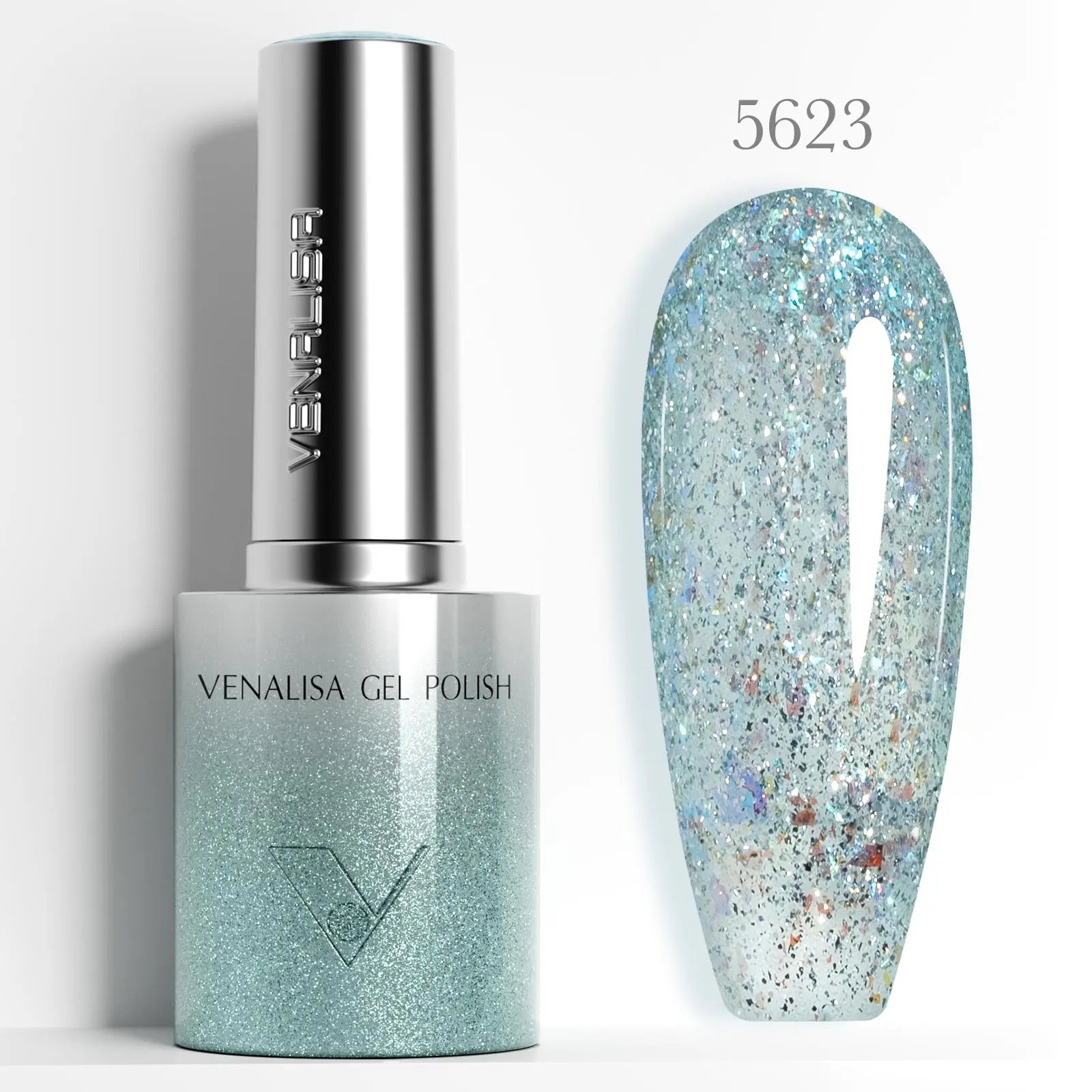 VENALISA 10ml Cat Eye Gel Nail Polish Ultra Sparkle Glitter Gel HEMA FREE TPO FREE Semi Permanent UV LED Soak Off Nail Manicure