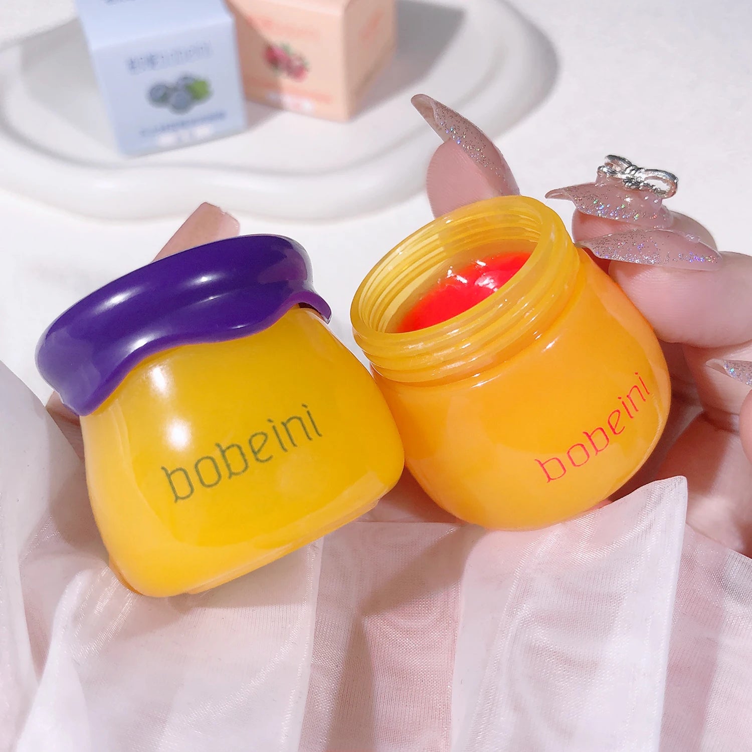 Small Honeypot Lip Mask Moisturizing Moisturizing Lip Balm Hydrates, Prevents Dryness, Cracking, Peeling, and Fading Lip Wrinkle