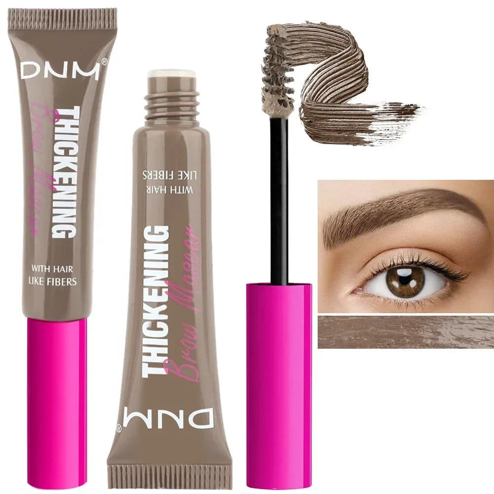 9 Colors Eyebrow Dye Styling Gel Thickening Fiber Brow Tint  Waterproof Easy To Wear Natural Full Eyebrow Cream Eyes Makeup Tool