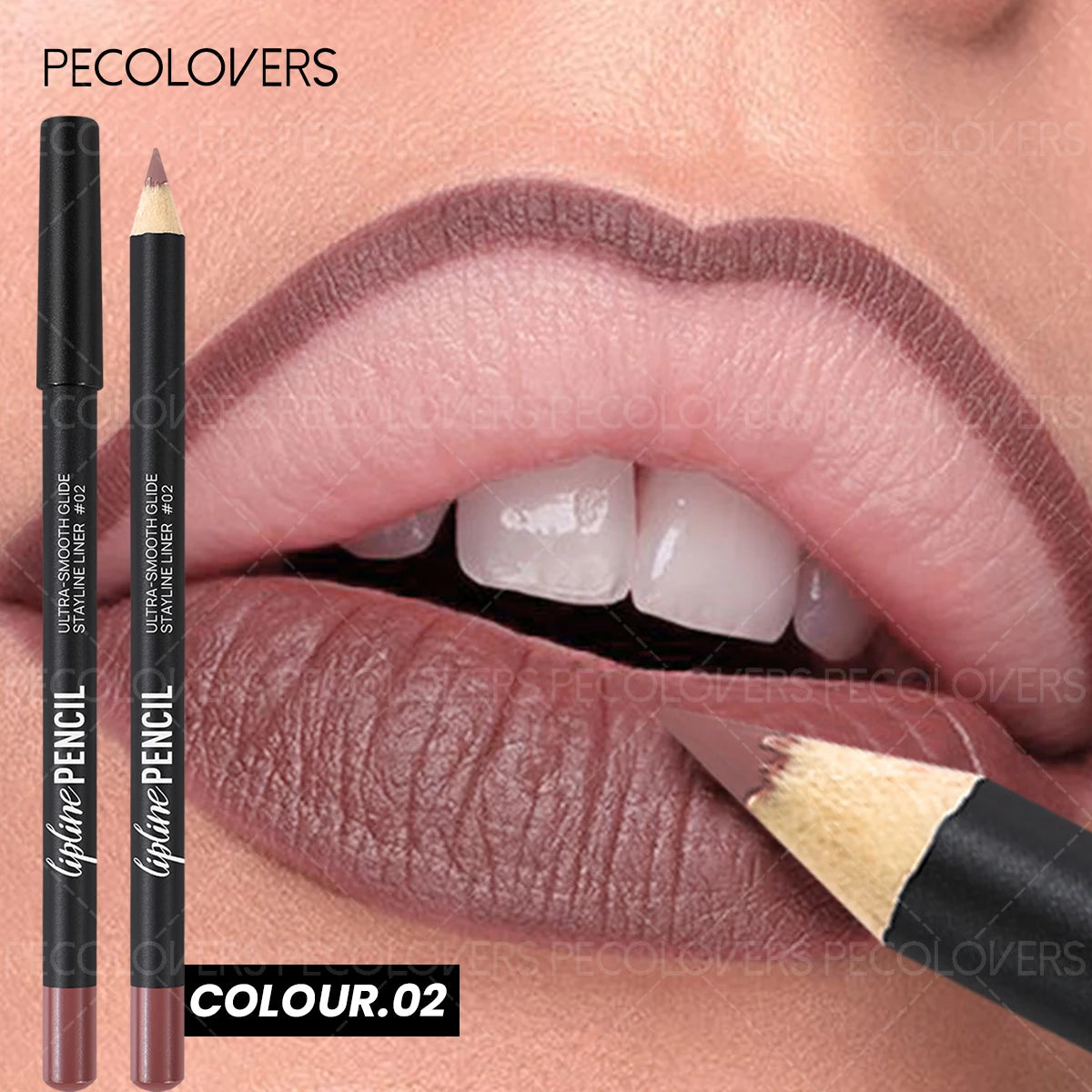 Long-Lasting Matte Lip Liner,Sweat-Resistant Smudge-Free,  Durable & , Smooth Lipliner,For Makeup Newbies & Enthusiasts