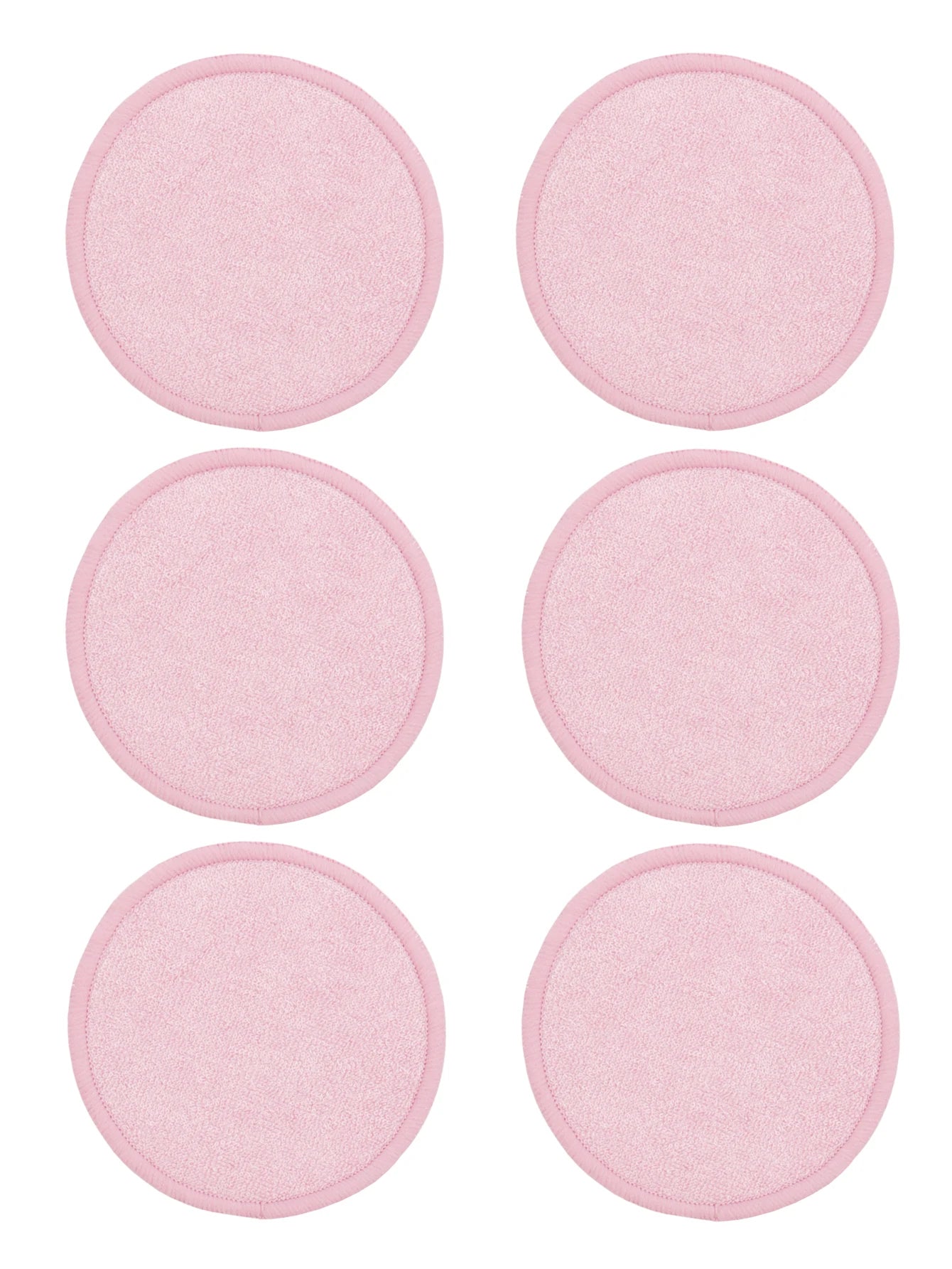 Bamboo Fiber Makeup Remover Pads Are Packed in 6/12/24 Pieces They Are Made from a Mixture of Fibers Extracted from Natural Bamboo.