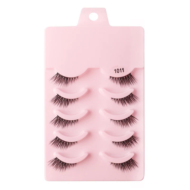 3/5 Pairs Fluffy Mink Eyelashes Thick 3d Lashes False Eyelashes Dramatic Wispy Flared Eyelash Makeup Eyelash Extension G600