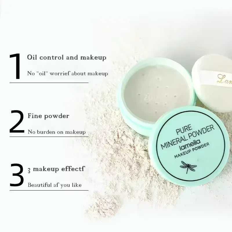 Face Loose Powder Matte Translucent Setting Powder Cosmetics Waterproof Oil-control Velvety Professional Lasting Makeup Powder