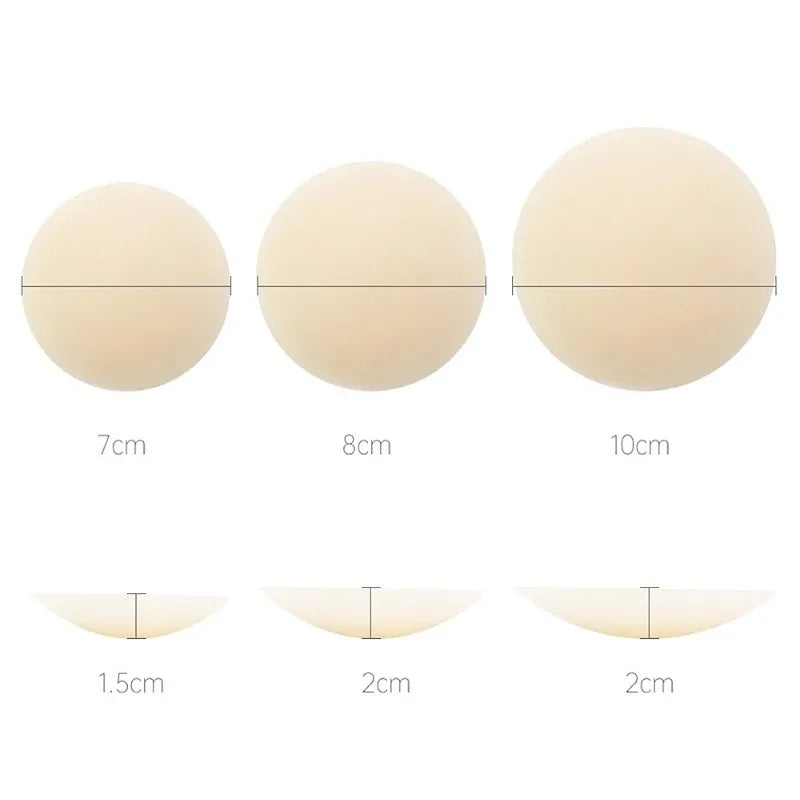 Fashion Silicone Nipple Cover Lift Up Bra Sticker Adhesive Invisible Bras Chest Patch for Women Reusable Chest Breast Petals Pad