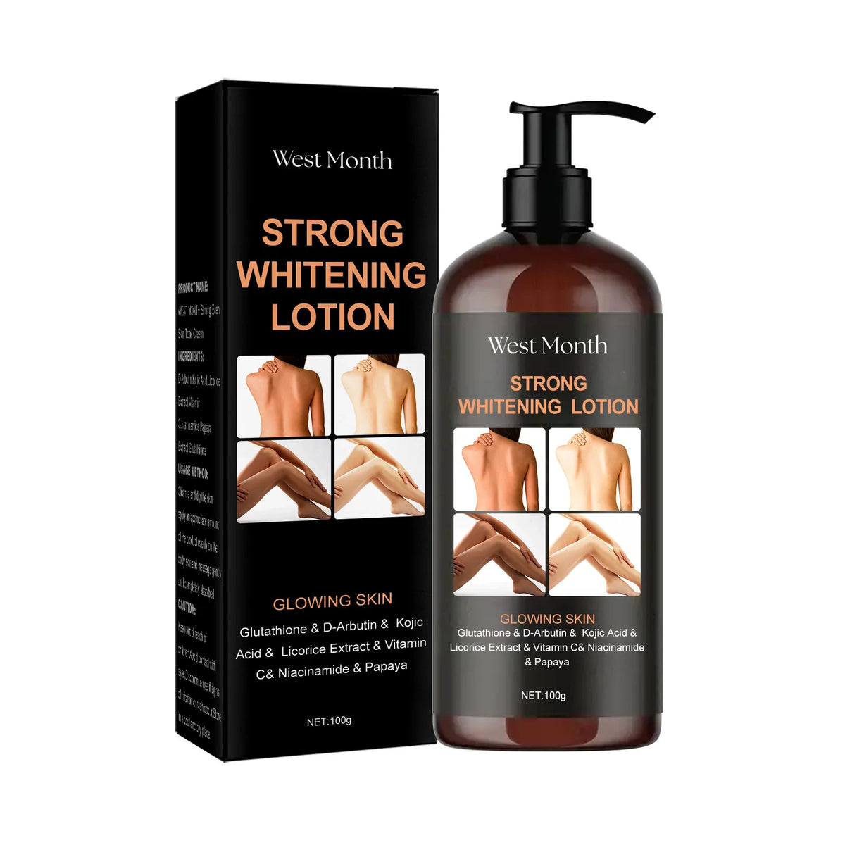 Brightening Body Lotion Knee Thigh Bleaching Nourishing Remove Mela-nin Moisturizing Improve Skin Dullness Whit-ening Body Cream