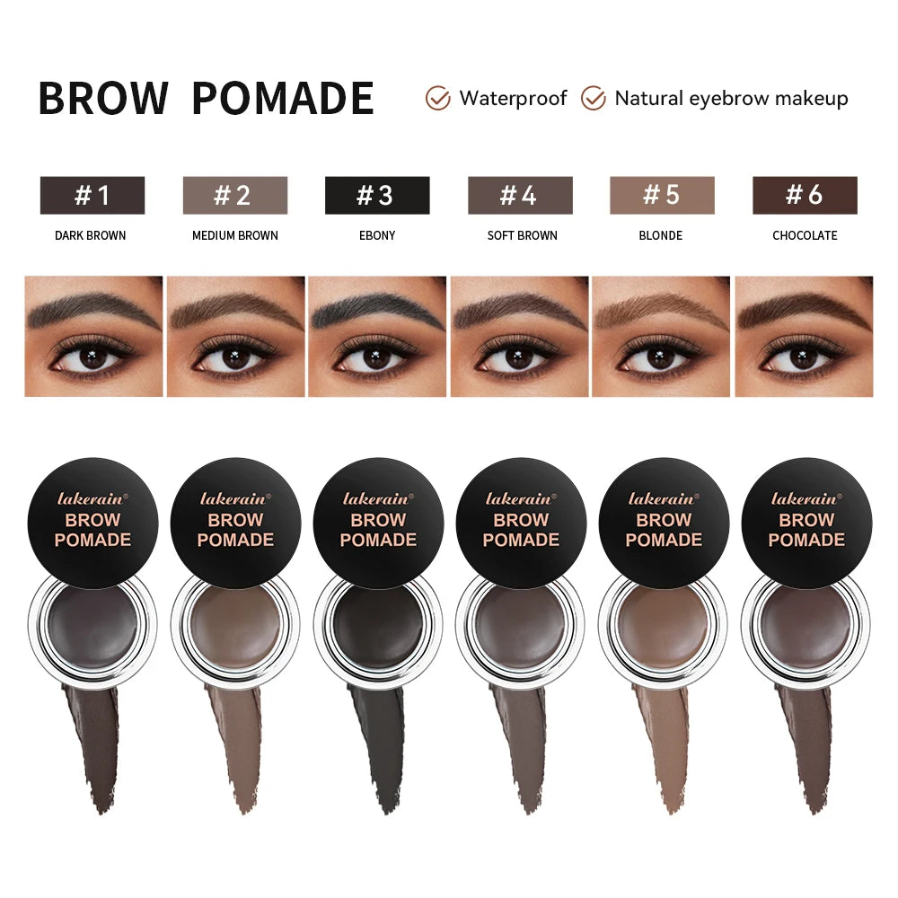 Wild Eyebrow Cream Smooth Styling Eyebrow Pomade Setting Eyebrow Wax Smudge Proof Eyebrow Dye Cream