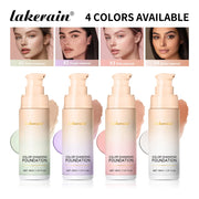 Waterproof Color Changing Liquid Foundation Centella Korean High Coverage Foundation Cream For Face Base Makeup