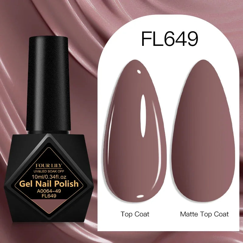 10ml Gel Nail Polish 162 Colors Nail Supplies Vernis Semi Permanent Nail Art Manicure Soak Off LED UV Gel Nail Varnishes Summer