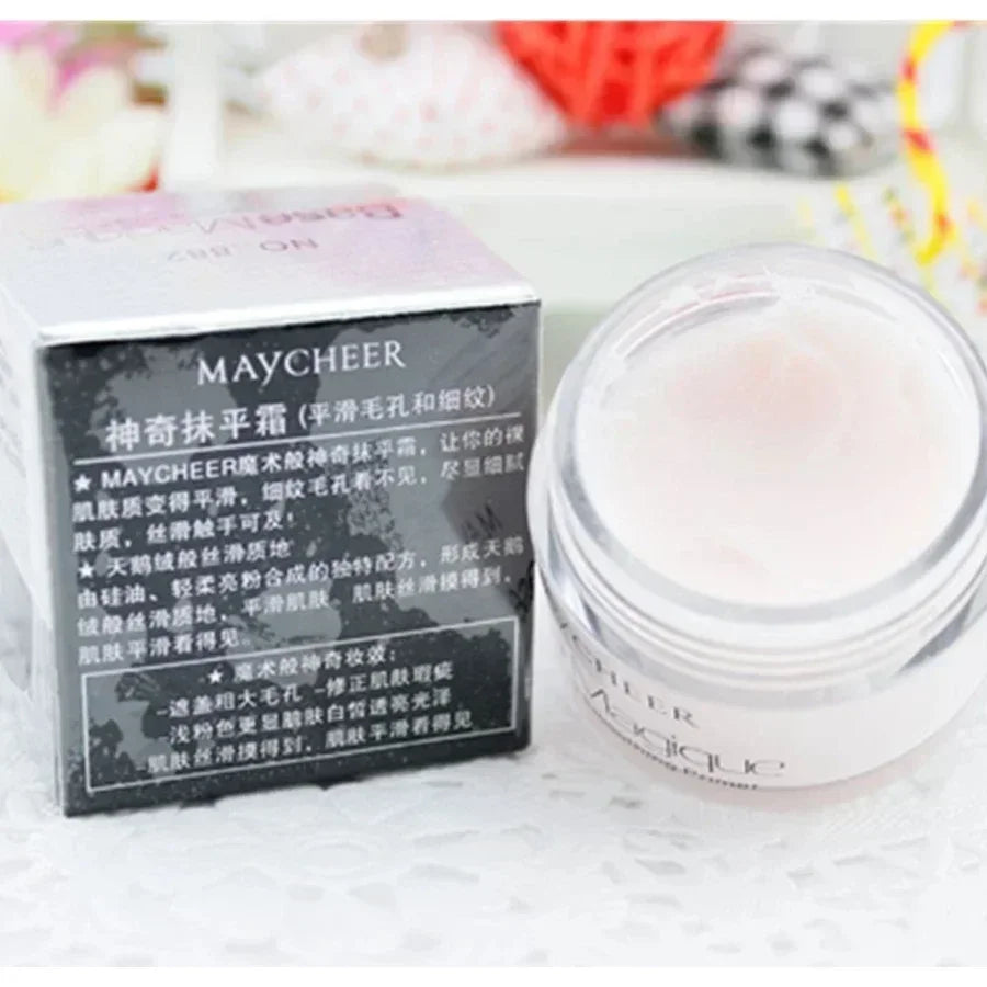 Magic Smooth Silky Face Makeups Primer Invisible Pore Wrinkle Cover Concealer Foundation Base 100% Amazing Effect MAYCHEER CREAM
