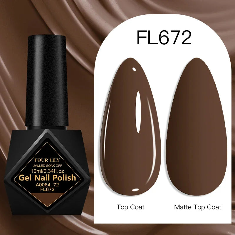 10ml Gel Nail Polish 162 Colors Nail Supplies Vernis Semi Permanent Nail Art Manicure Soak Off LED UV Gel Nail Varnishes Summer