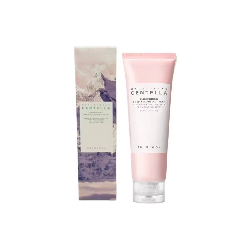 Korean Centella Poremizing Deep Cleansing Foam Tone Brightening Cleansing Gel Foam Facial Moisturizing Fresh Cleanser 125ml Gift