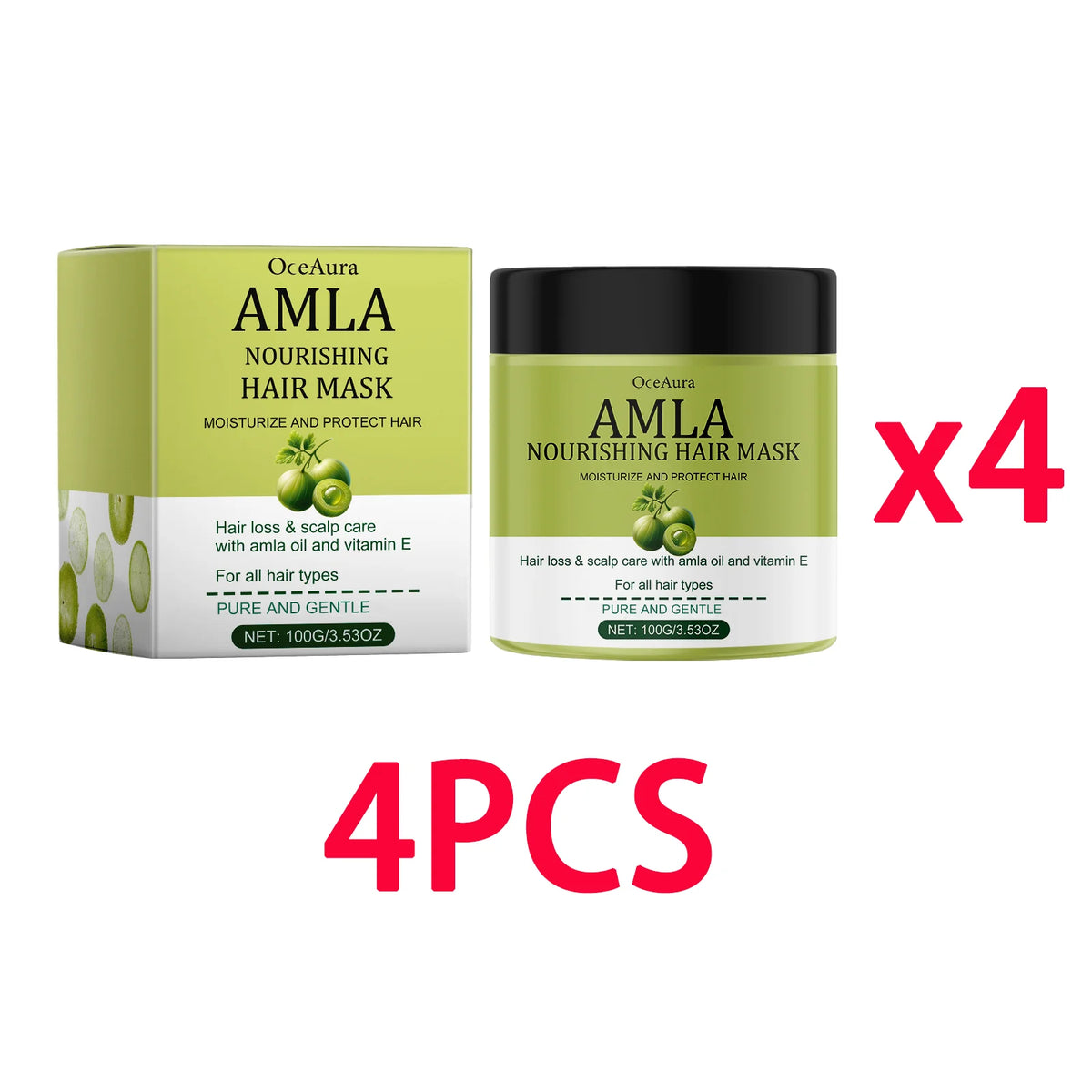 Hair Mask Original Amla Oil Hair Growth Moisturizing Smoothing Repair Damaged Dry Frizzy Ends Split Scalp Treatment Conditioner