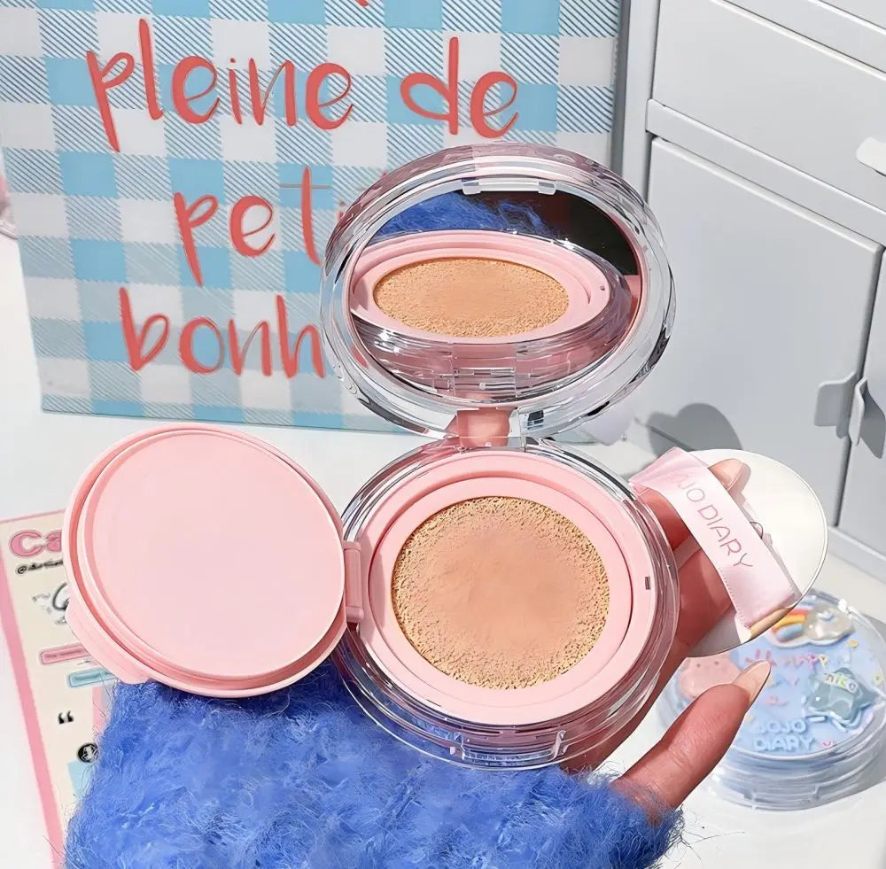 JOJO Diary Korean Hydrating Air Cushion BB Cream Concealer Moisturizing Lasting Moisturizing No Stuck Waterproof and Sweat-proof