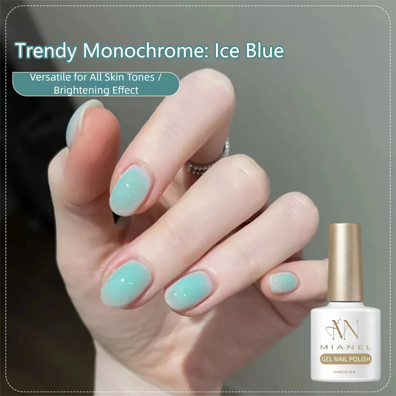Premium Feel Summer Ice Clear Mint Blue Green Jelly Gel Nail Polish Cute Nails UV LED Light Nails Suitable For Toe Nails