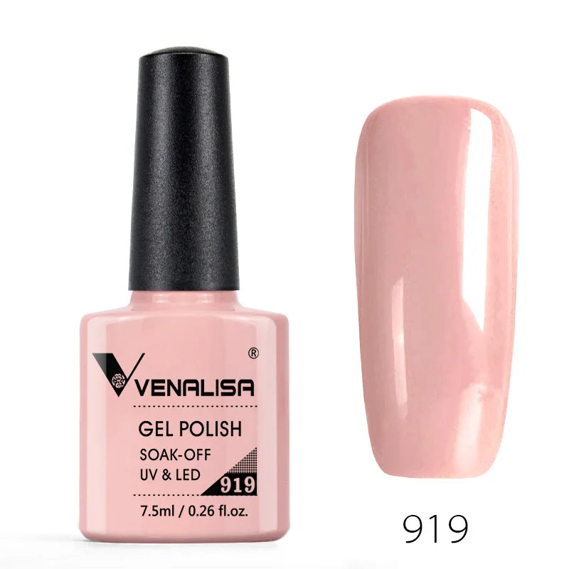 Venalisa 7.5ml Fashion Shiny Soak Off UV Gel Nail Gel Polish Cosmetics Nail Art Manicure Nails Gel Polish Tips Nail Varnish
