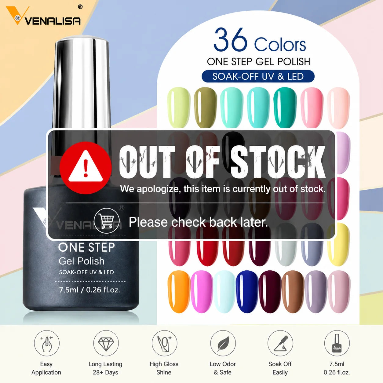 Venalisa Nail Gel Polish Kit HEMA TPO FREE Nude Pink Color Collection Self Leveling Full Coverage Nail Manicure Set 6Pcs Kit
