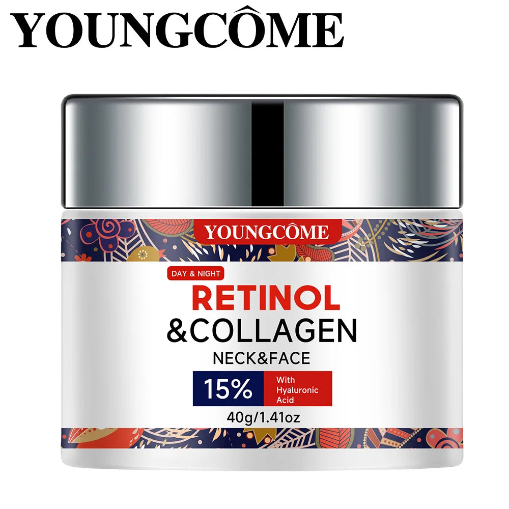 Face Skin Care Cream Collagen Retinol Anti-Wrinkle Acne Treatment Moisturizing Shrink Pores Whitening Dark Spots Cream