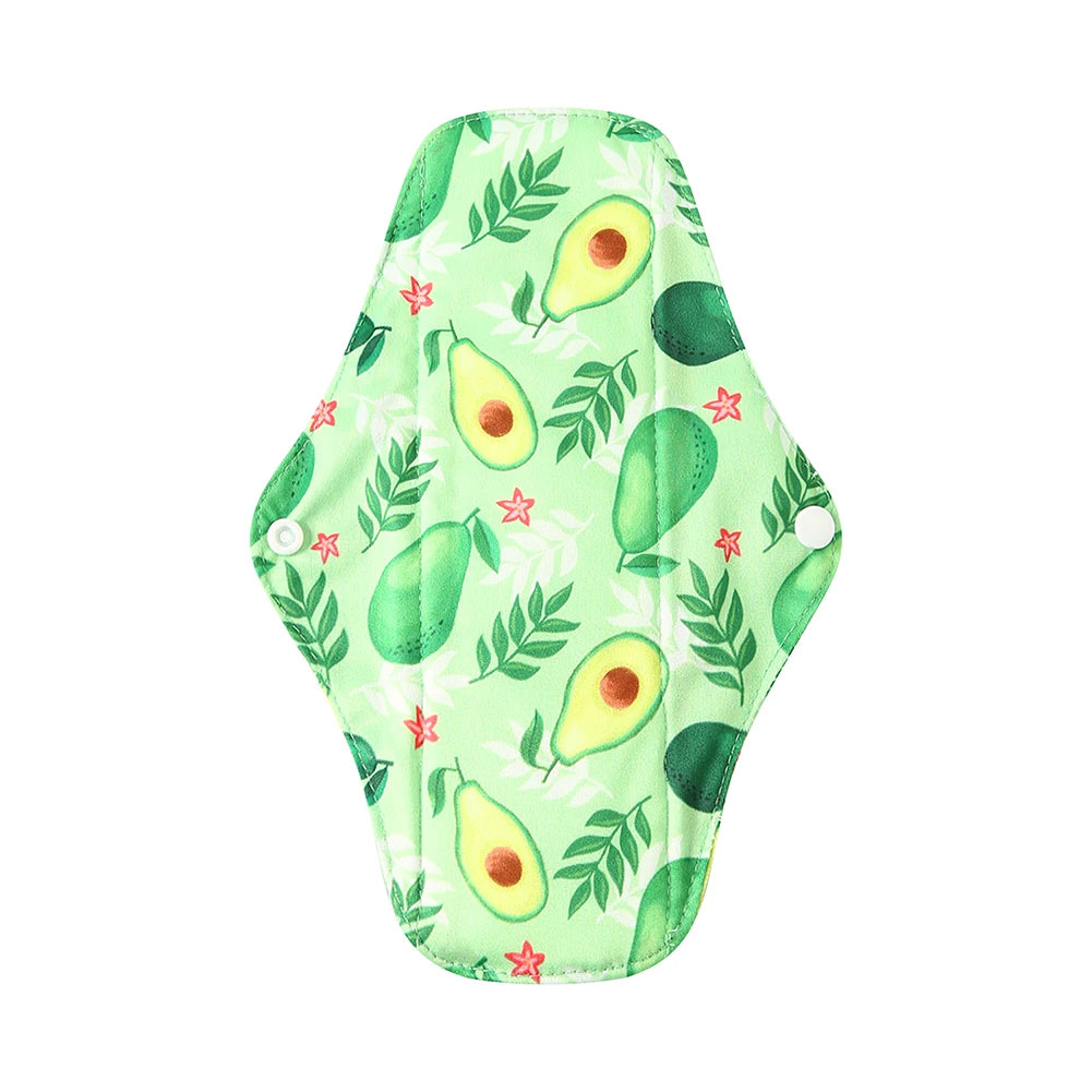 Lady Care Washable Panty Liner Reusable Sanitary Towels Bamboo Charcoal Women's Menstrual Cotton Pads For Monthly Period Relief