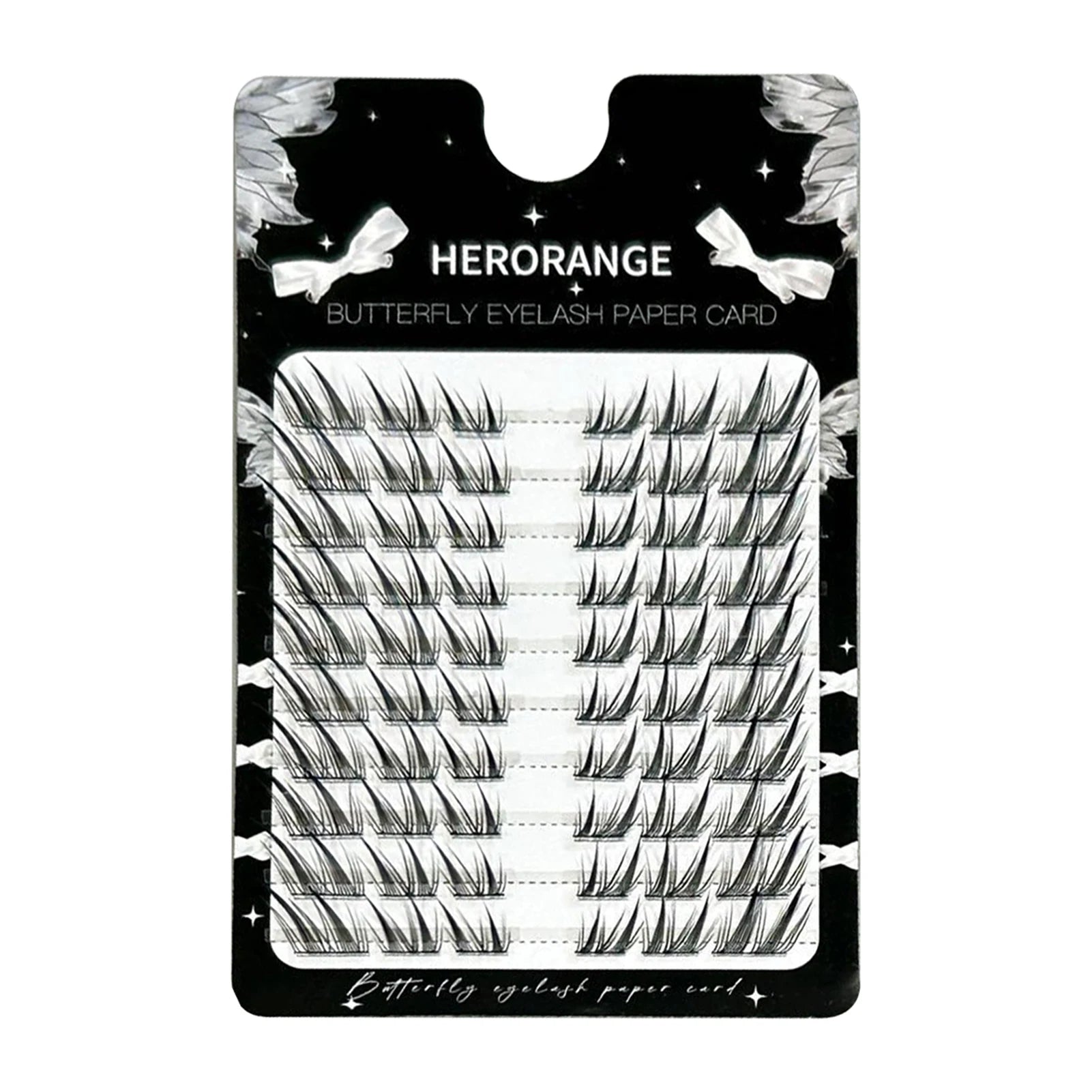 Thin Band Wispy Lash Clusters Cross Slant Flying Style False Eyelashes for Sweet Cool Girls Thick Curled Fake Lashes