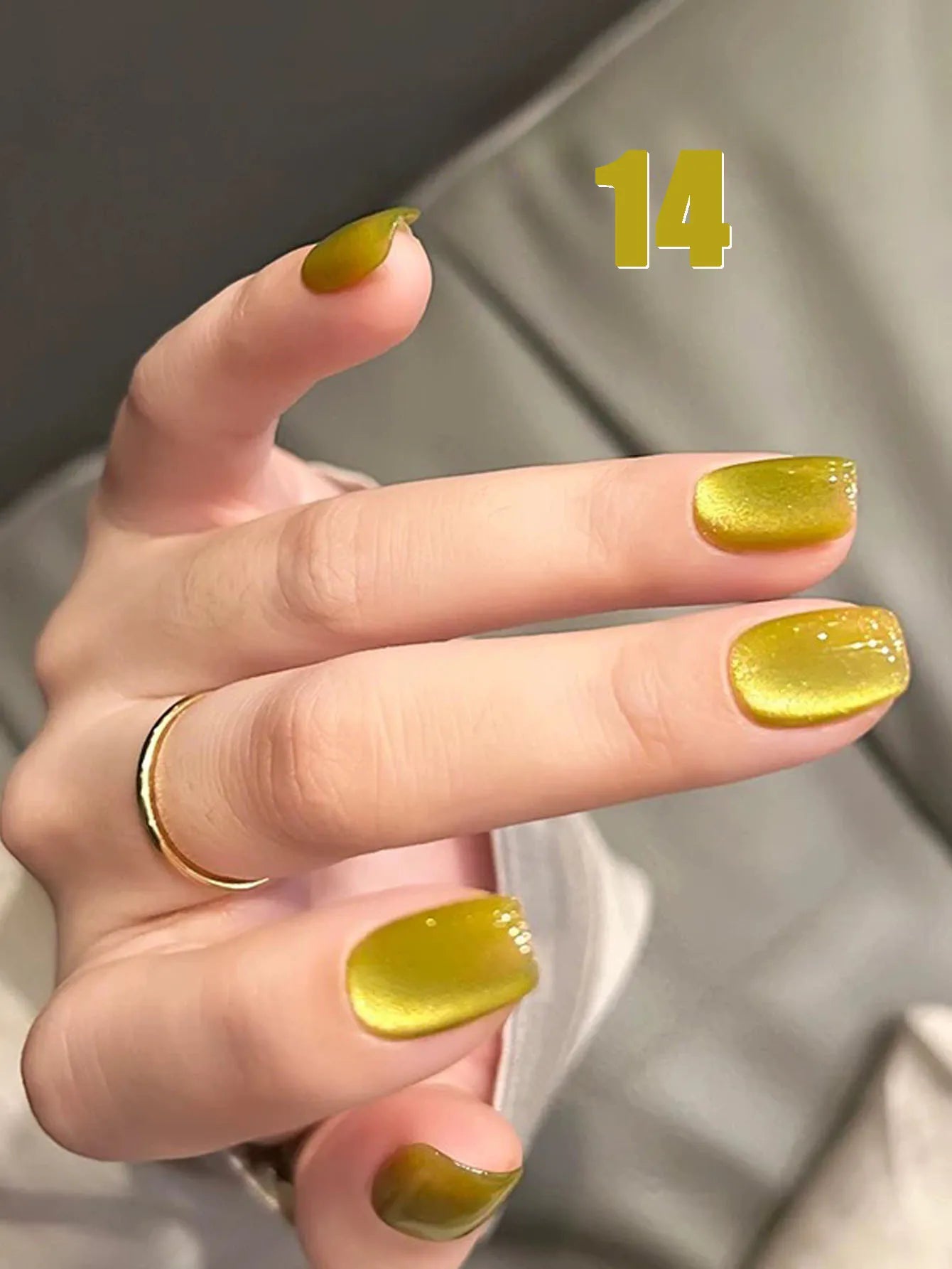 MIANEL 12ml Green Cat Magnetic Gel Nail Polish Spider Lily Varnish Soak Of UV Light Nails Nail Salon Winter Nails 1-21pcs