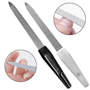 1PC DIY Nail Art Professional Nail File Metal Nail File Double Sided High Quality Nail File Manicure Pedicure Beauty Tools