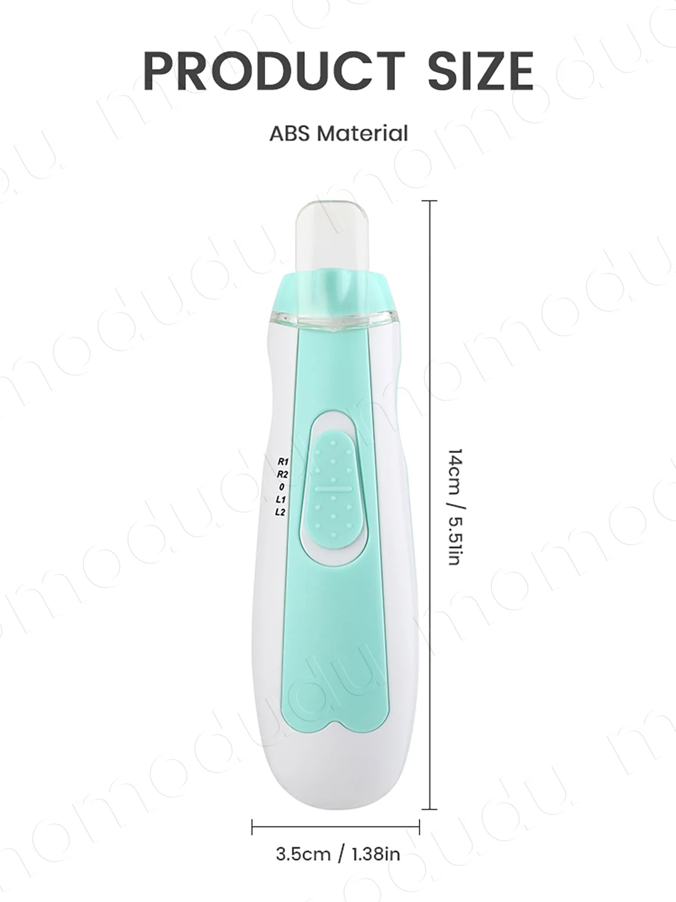Professional Baby Electric Nail Trimmer Set, 4-Speed with LED Light & Low Noise for Safe, Not To Hurt Baby Hands