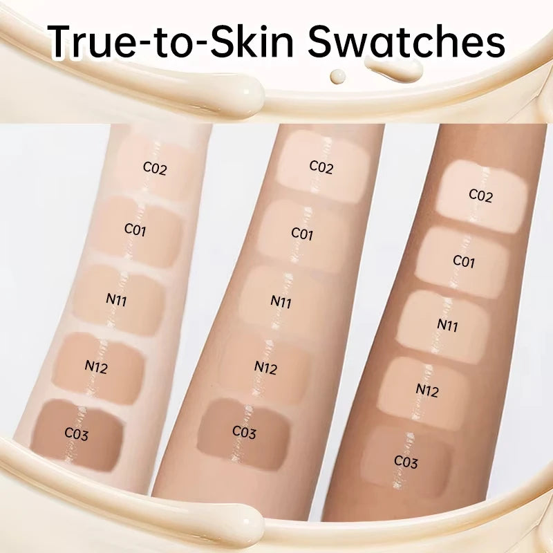 Catkin Phoenix Cushion Foundation Full Coverage, Sheer Satin Finish, Refill Included, Light Beige