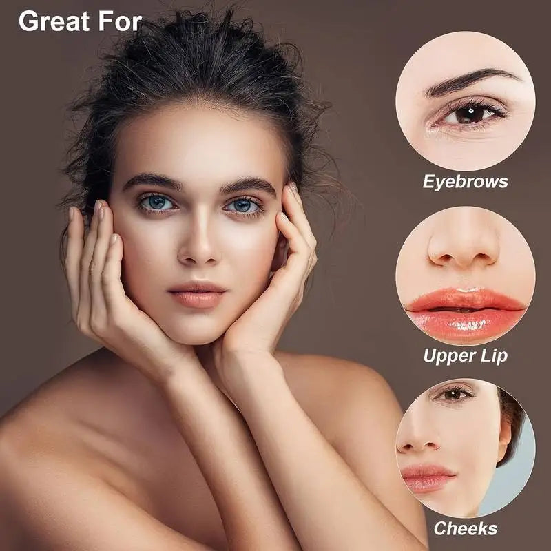 Viilife Precision eyebrow wax for shaping Depilatory Wax Hair Removal Cold Sugar 60g Kit travel and home use sugar wax kit
