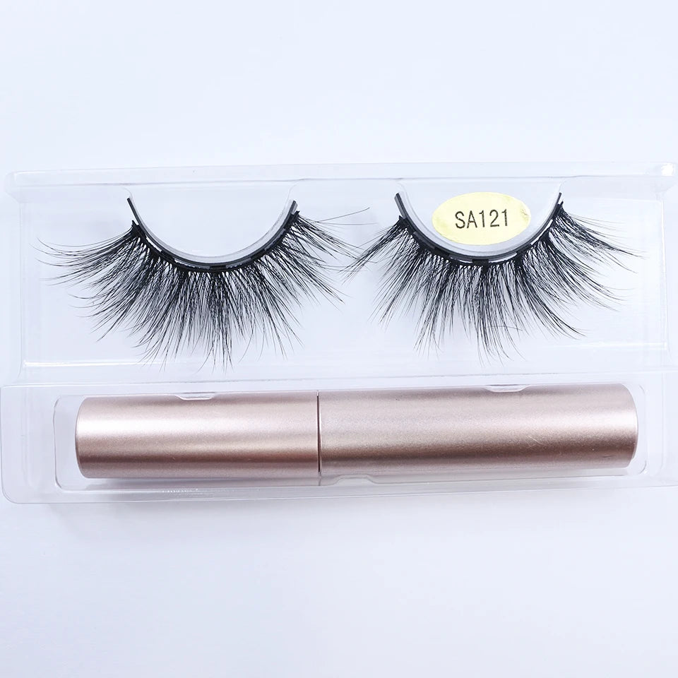 1/5 Pairs Magnetic Eyelashes Makeup False Lashes Bulk Items Wholesale Natural Magnetic Lashes Eyeliner Set