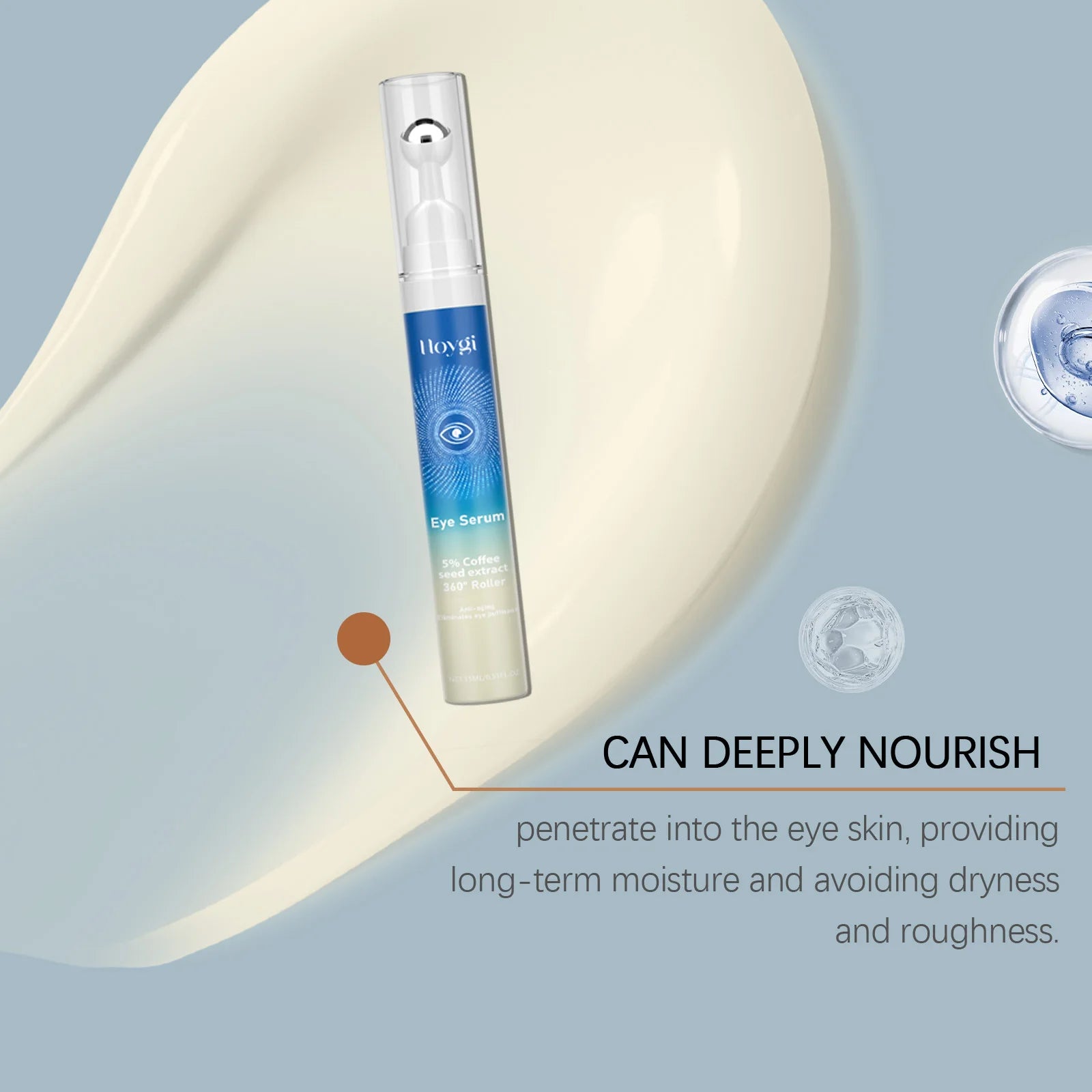 Massage Eye Serum For Both Men And Women To Remove Bags And Improve Puffiness Under Dark Circles Eye Cream