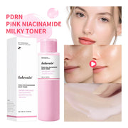 PDRN Pink Niacinamide Milky Toner for Hydrating Moisturizing Soothing Ceramide Glass Glow Skin Milky Toner Korean Skincare
