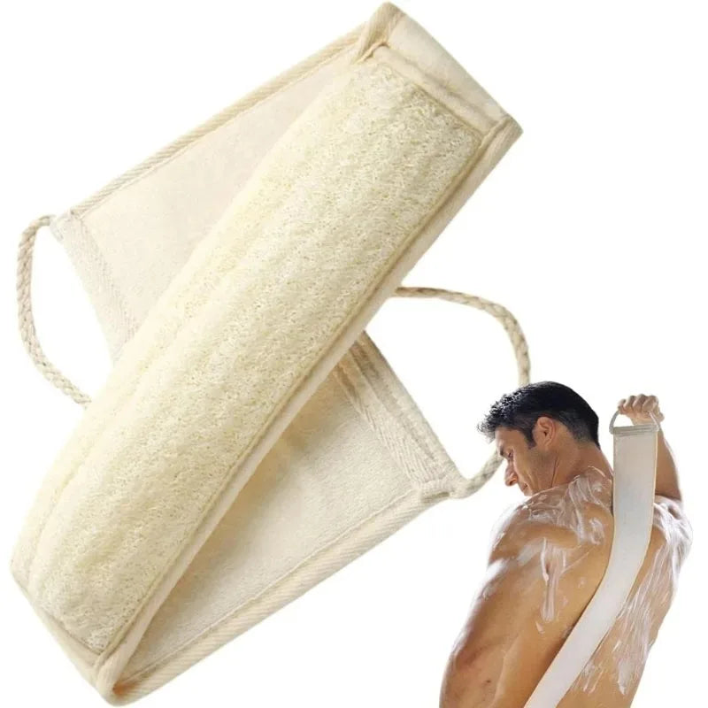 Loofah Sponge for Bathing, Long Strip for Back Scrubbing