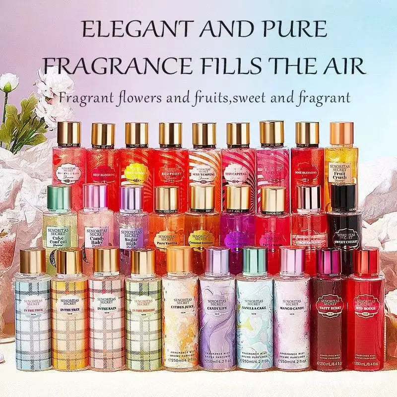 Thai Flower Fruit Perfume Vanilla Fragrance for Women Long-lasting Date Scent Good Girl Parfume Body Spray Floral Mist 250ml