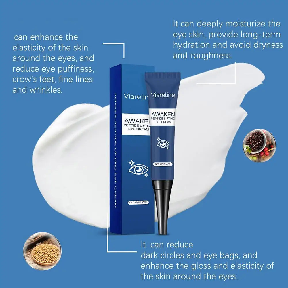 Men Eye Cream Collagen Cool Eye Cream Moisturizing Under Eye Cream For Dark Circles Puffiness Fine Lines Eye Care