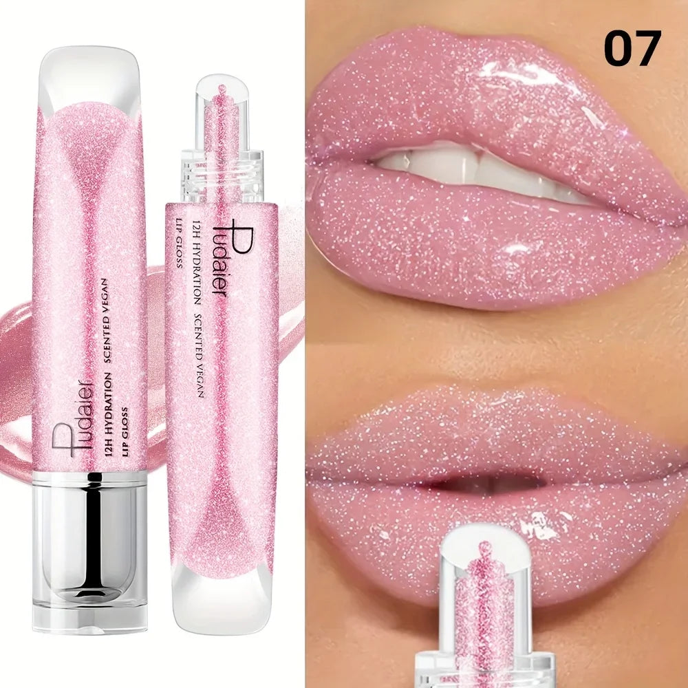 Moisturizing Waterproof Lip Gloss Non Sticky High Shine Sheer Tint Long Lasting Glamour Lip Makeup