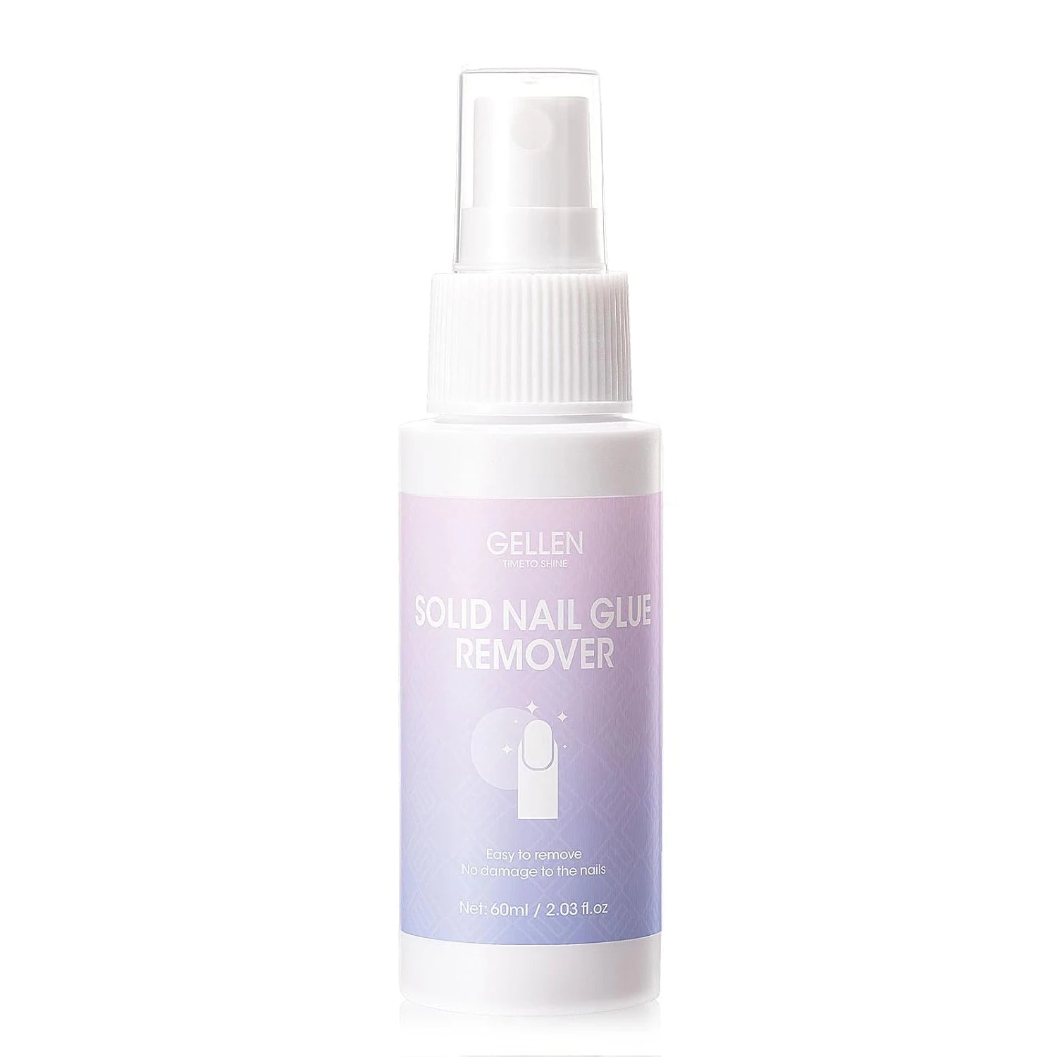 Professional Nail Glue Remover Solid Gel 60ML Quick Soak Off Solution for Press On Acrylic Fake Nails Salon Manicure Care