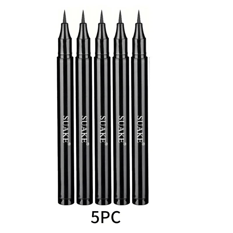 Black waterproof, sweat-proof, and smudge-proof eyeliner creates a natural look and glides on quickly and easily.