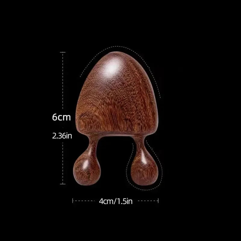 Wooden Nose Massager for Facial Relaxation and Eye Gua Sha Stick