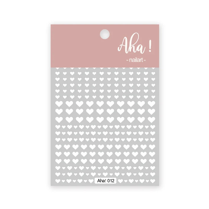 1pc Cute White Cloud Nail Stickers Ultra Thin Nail Art Stickers Self Adhesive Decals Star Moon/Flower/Clouds Kawaii Nail Decals